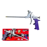 Пистолет для монтажной пены, алюминиевый корпус Foam Gun,фиолетовый