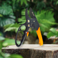 секатор садовый с храповым механизмом, противоскользящая рукоятка, "maximum" 1211-03 (3248) оптом