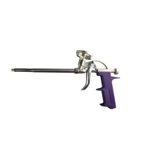 пистолет для монтажной пены, алюминиевый корпус foam gun,фиолетовый оптом