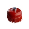 Щетка чашечная для УШМ 65 мм (2,5),нейлоновая, волнистая проволока,"MAXIMUM" MX 18167