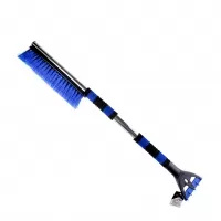 Щетка — скребок для снега, рукоятка из нержавеющей стали,  х-16
