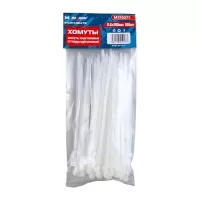 Хомуты нейлоновые 3,6x150мм, 100 шт, белые "MAXIMUM" MX 10277.1